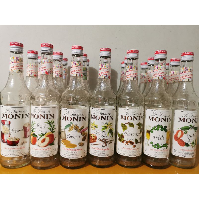 Botol Kosong Bekas Syrup Monin