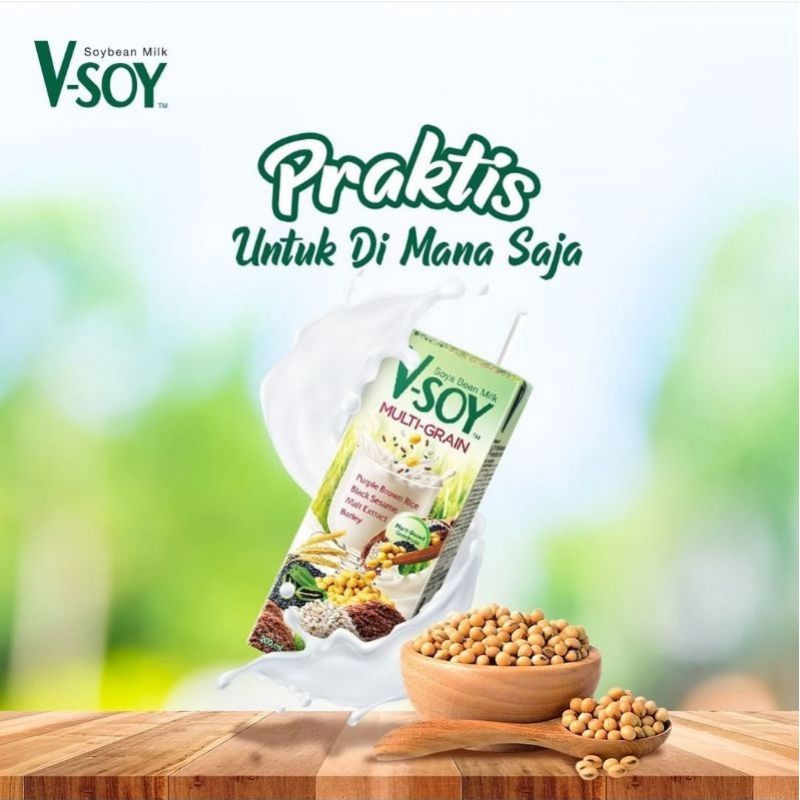 

Ropastorejogja V-Soy multigrain 200ml / VSoy minuman kedelai / asi booster