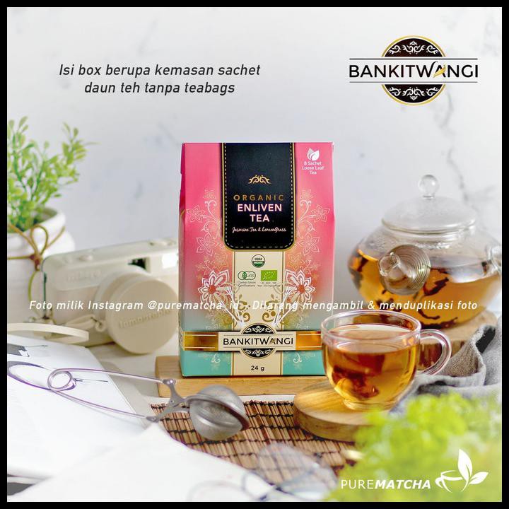 

Bankitwangi - Enliven Tea Organic Box 24Gr Jasmine Lemongrass Tea