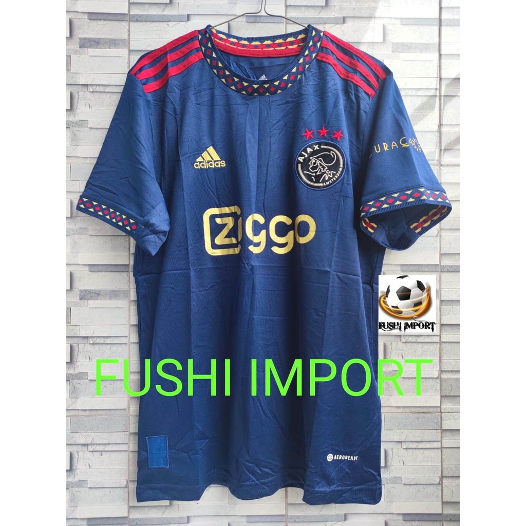Jersey Baju Bola Ajax Away 2022 2023 Grade Ori