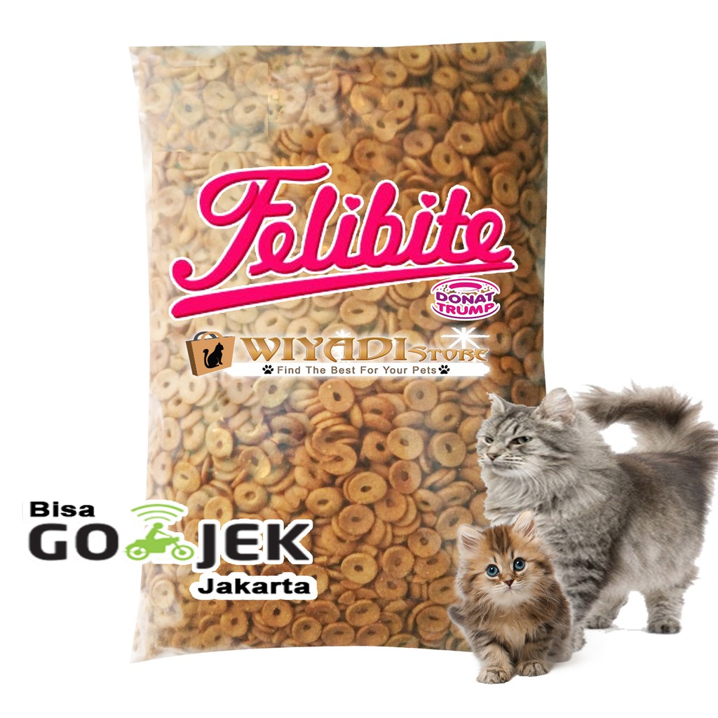 Makanan Kucing Murah dan kucing pasti suka - Felibite RePack 500gr