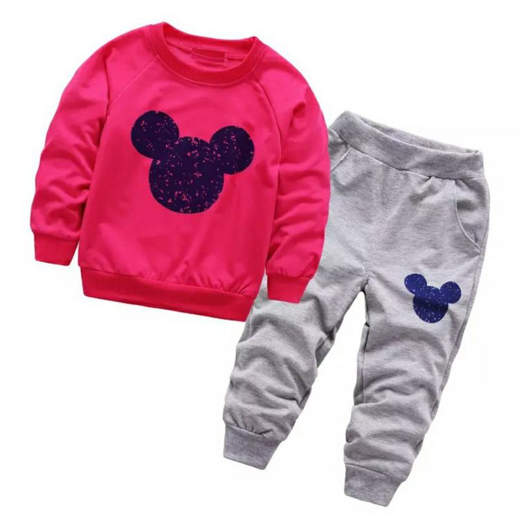 ASLI IMPORT Setelan Cotton Jeans / Shandy Dress 1 - 4 Tahun Baju Dress Tas BerKualitas Celana Jogger Training Olahraga Anak Perempuan Cewe Lucu Terlaris Murah babeebabyshop odilia