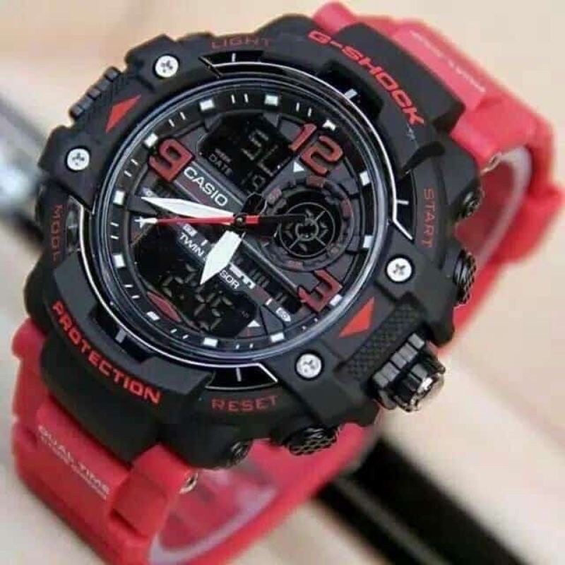 READY STOK JAM TANGAN PRIA CASUAL Sporty G-shock Double Time GWN 8600 GS-2373 ANTI AIR