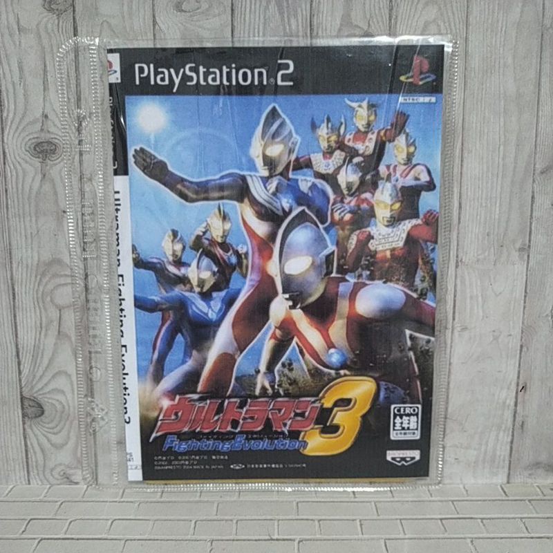 CD  KASET ORIGINAL PS2 ULTRAMAN 3 JPN Bahasa Jepang