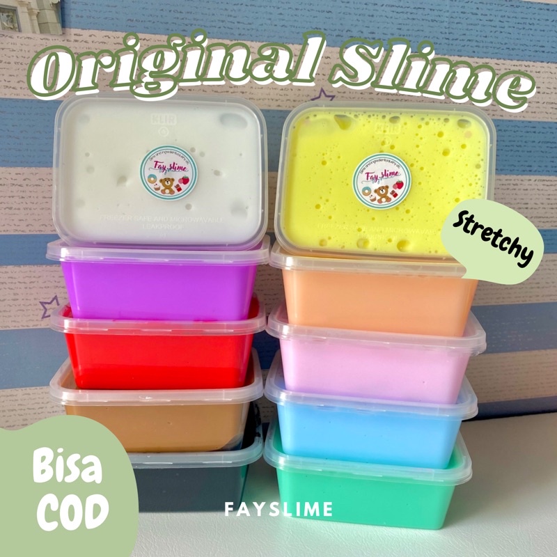 Original Slime 200cc | slime original stretchy dan wangi