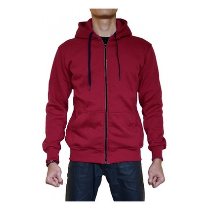 NEW MT JAKET POLOS MERAH