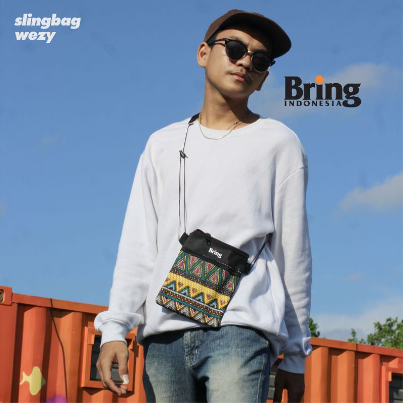 TAS SELEMPANG | POUCHBAG | SLINGBAG | TAS BAHU PRIA DAN WANITA  ORIGINAL BRINGAWSM