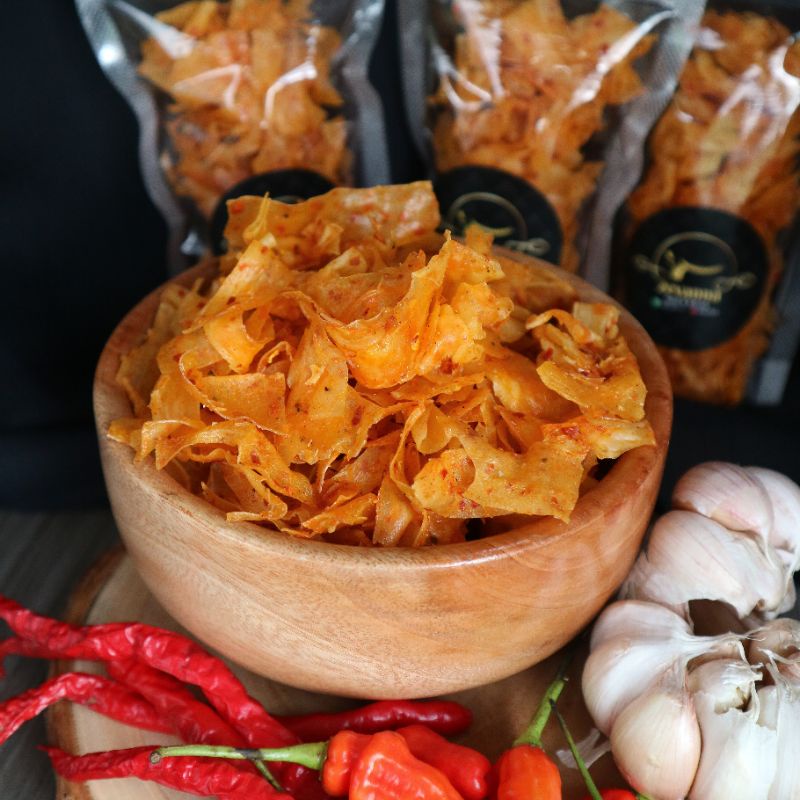

Keripik Singkong Pedas Dower ll KRILING ZEVANNAFOOD