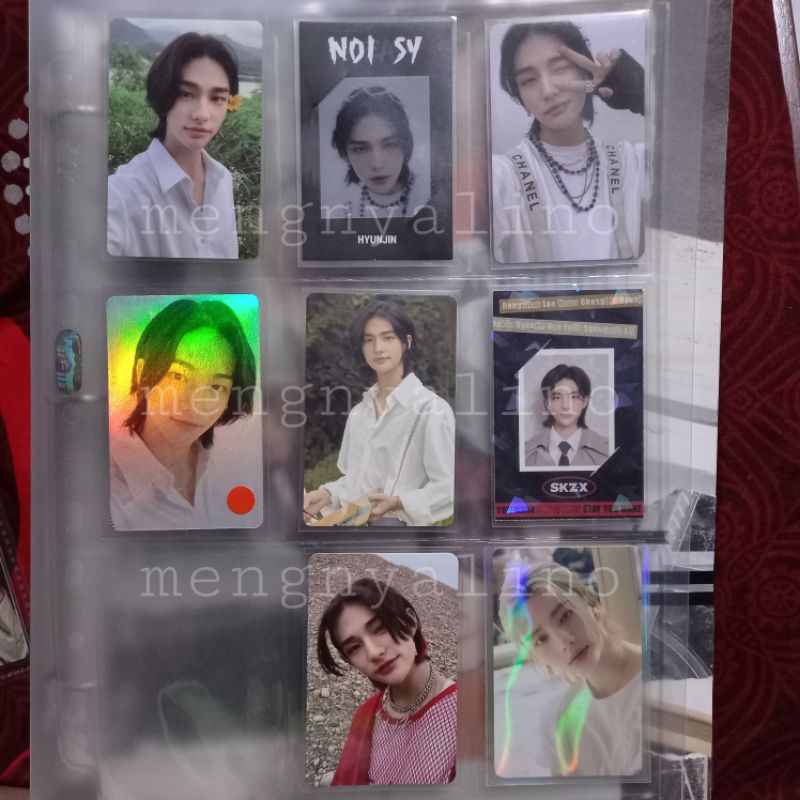 PC HYUNJIN STRAY KIDS SKZ NOEASY LIM CHANEL NACIFIC HOLO EVENT PHOTOFRAME SG HJ MERAH SKZ-X