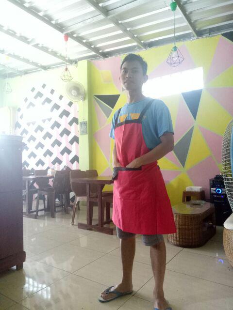 Murahbos - Apron Celemek Masak Dapur Waterproof Clemek Kualitas Bagus