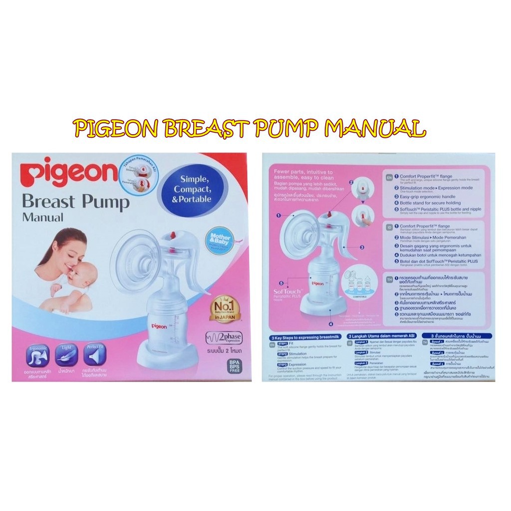 Pompa Asi Pigeon Manual Breast Pump Original 6488