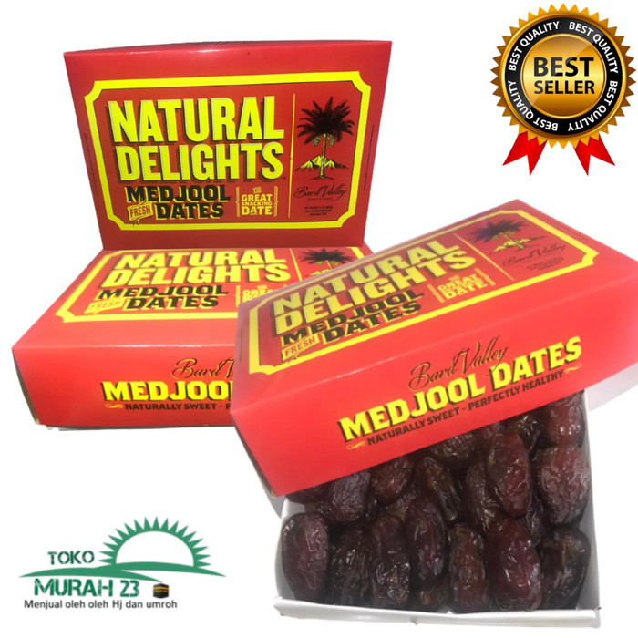 

PRODUK TERBAIK - KURMA MEDJOL CALIFORNIA JUMBO 1KG/KURMA MEDJOOL NATURAL DELIGHT