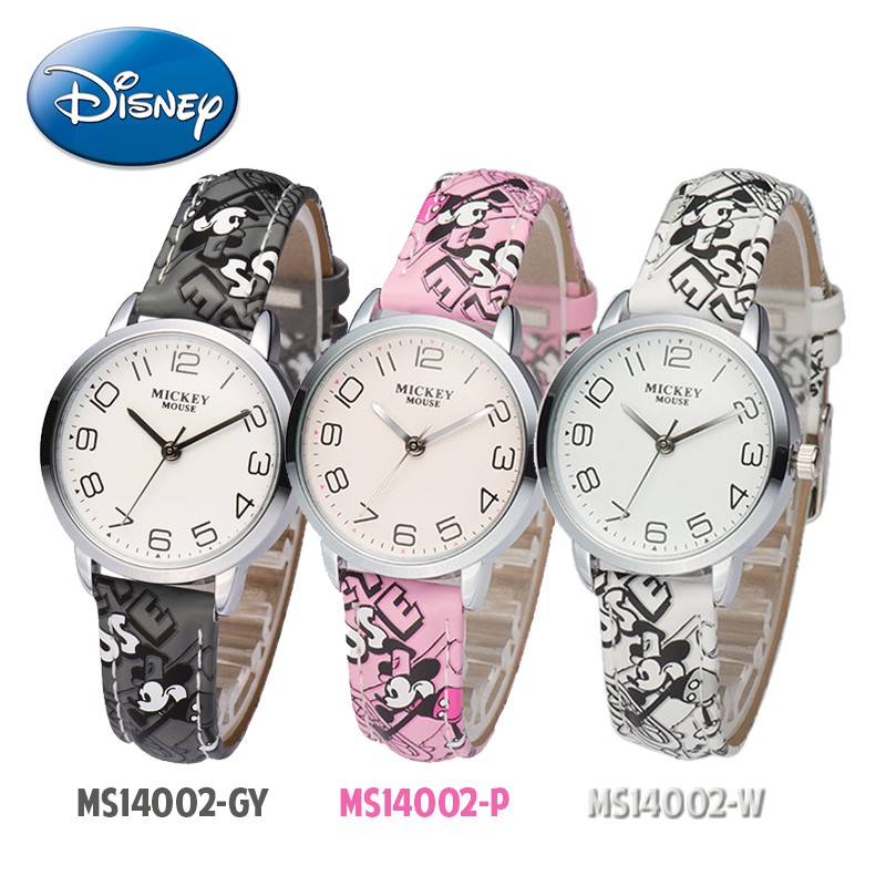 Disney Mickey Mouse Classic ORIGINAL MS14002 Jam Tangan Analog Anak Remaja Wanita Perempuan