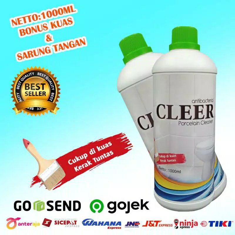 Pembersih Kerak Keramik Porselen Toilet Kamar Mandi - CLEER 1000ml