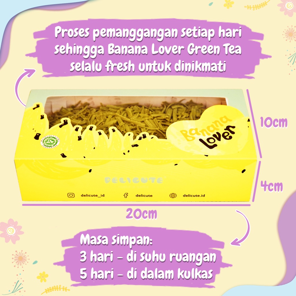 Banana Lover Green Tea Delicute