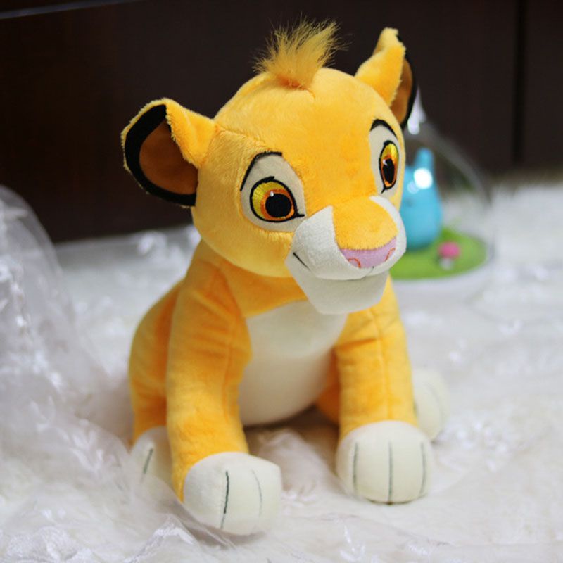 26cm/10&quot;Soft Plush Stuffed Simba Lion Toy Cartoon Movie Character Model Children Gift Soft Plush