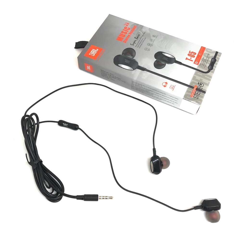 Headset J T05 Handsfree Earphone J T-05 Stereo Mega Bass