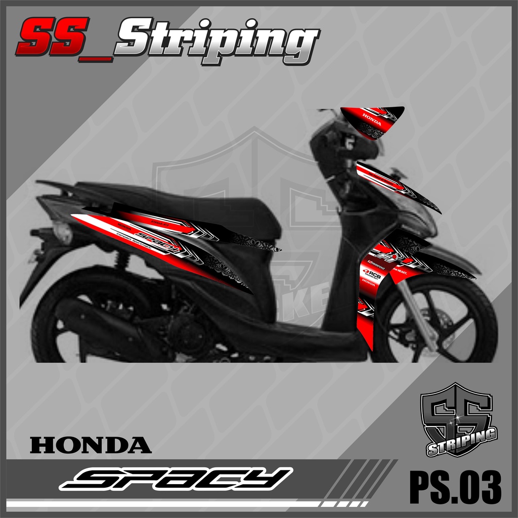 Sticker Striping List Variasi Honda Spacy - Striping Spacy. PS.003