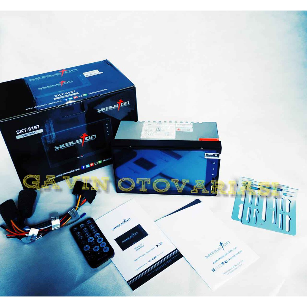 TV Mobil Dobel Din Head Unit Skeleton SKT-8197 7” Full Glass Non DVD