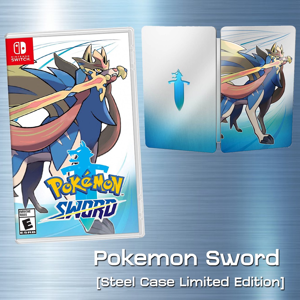 Switch Pokemon Sword Steel Case Edition Shopee Indonesia