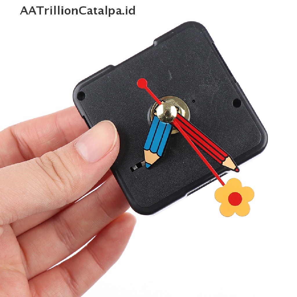 Aatrillioncatalpa Suku Cadang Mekanisme Jam Dinding Quartz DIY