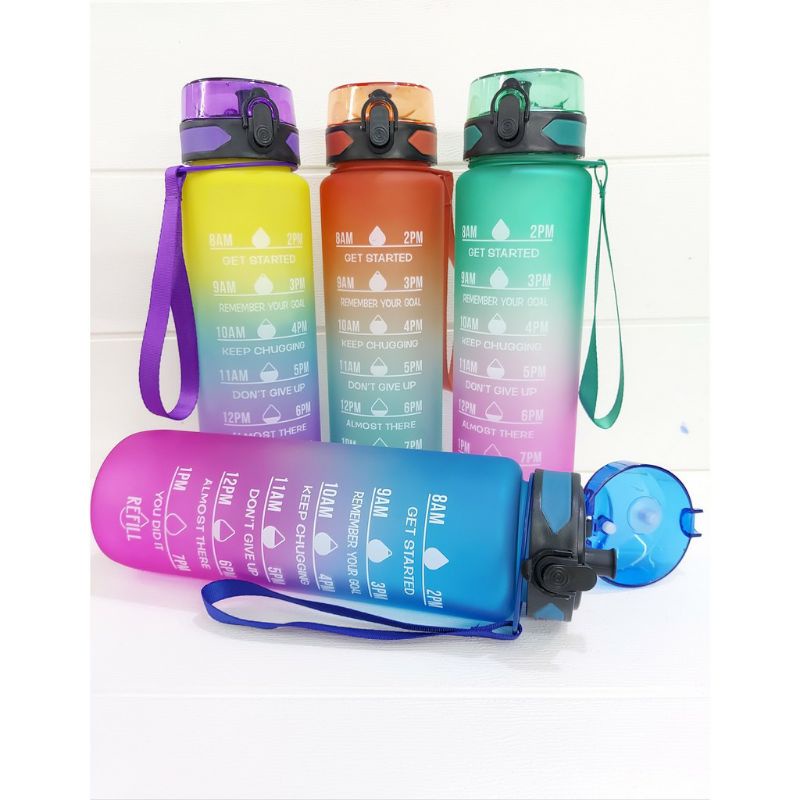 BOTOL MINUM TIME BPA FREE 1L TANPA | BOTOL TIME TANPA SEDOTAN &amp;  STIKER