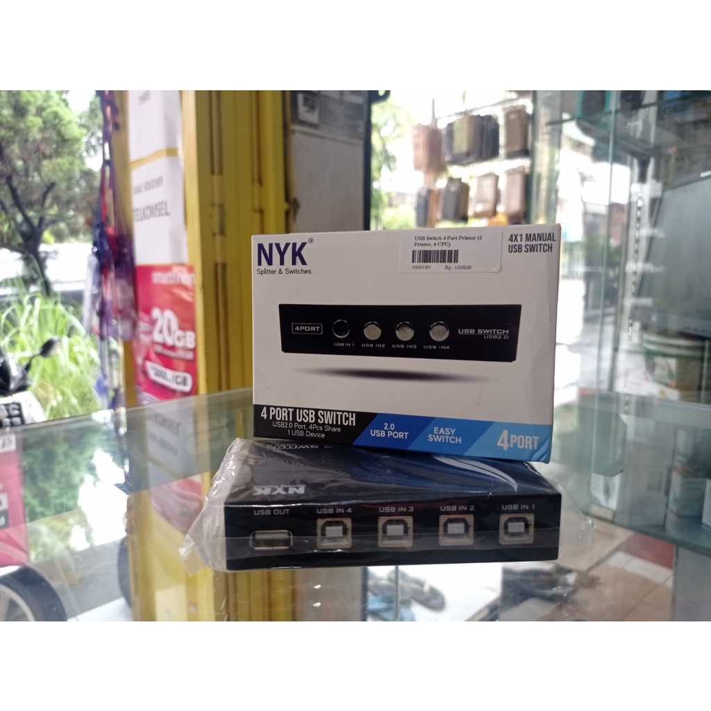 USB SHARING SWITCH PRINTER 4 PORT NYK