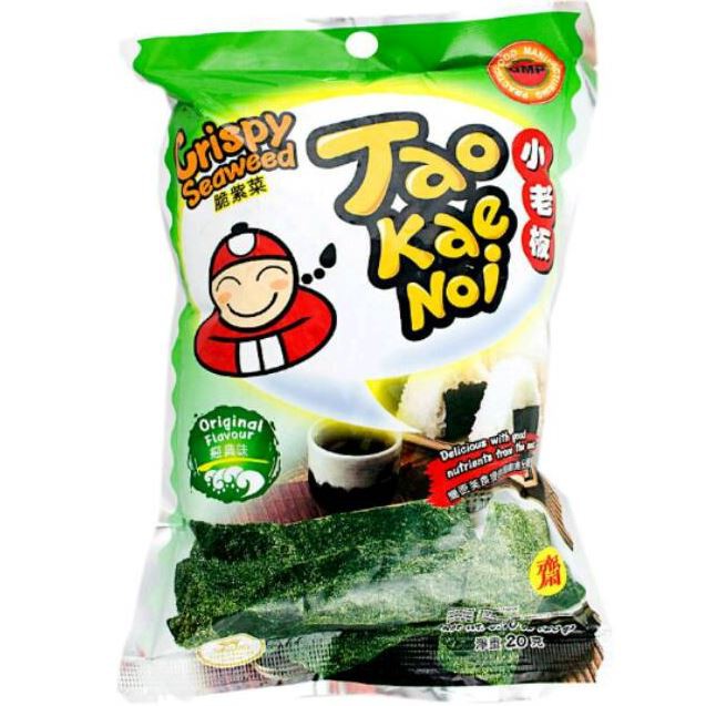 Tao Kae Noi Crispy Seaweed Original HotSpicy TomYum Seafood Japanese Sauce -Snack Rumput Laut Krispi