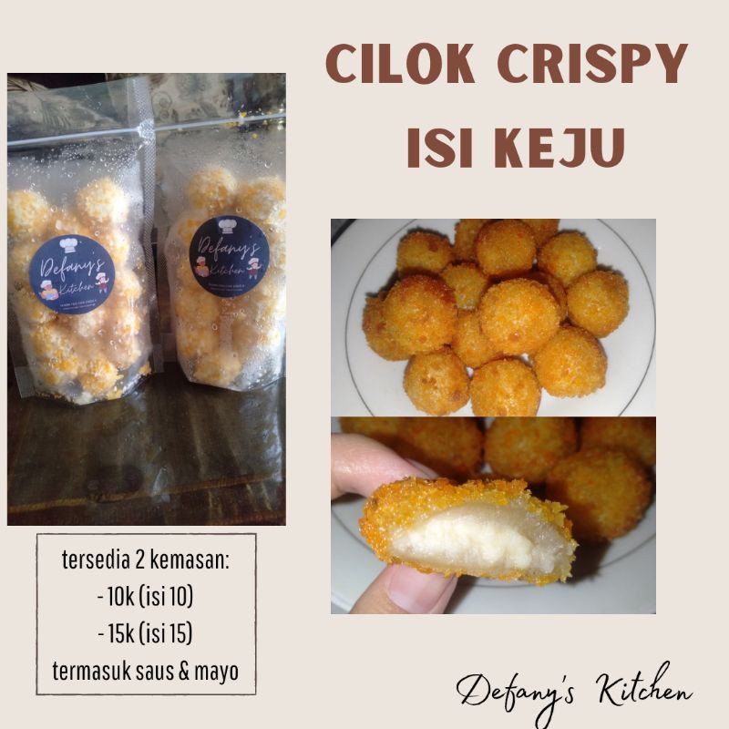 

CILOK CRISPY ISI KEJU FROZEN MURAH