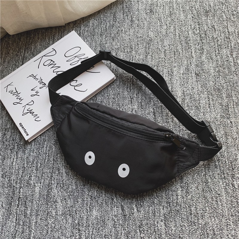 Plazababyku RAFA EYES waist bag anak perempuan / laki-laki fashion korea tas pinggang anak