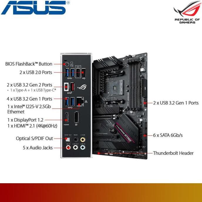 MOTHERBOARD ASUS - ROG STRIX B550-F GAMING (WI-FI) RYZEN AM4 ATX