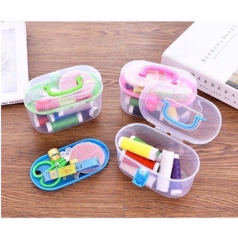 Alat set jahit - Sewing kit box - peralatan jahit