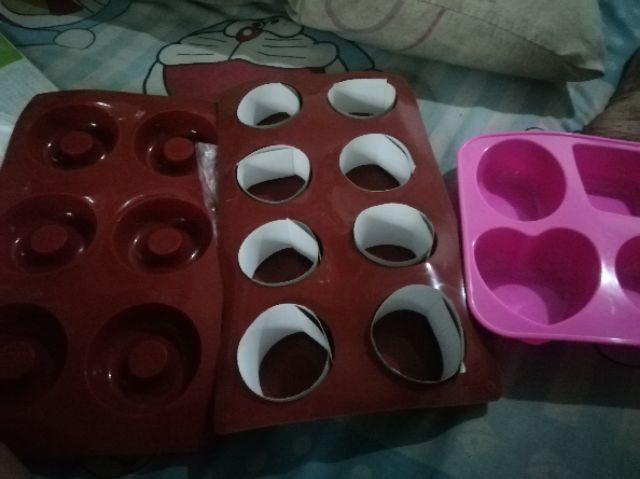 Cj Cetakan Silikon Kue Puding Donat 6 Cav