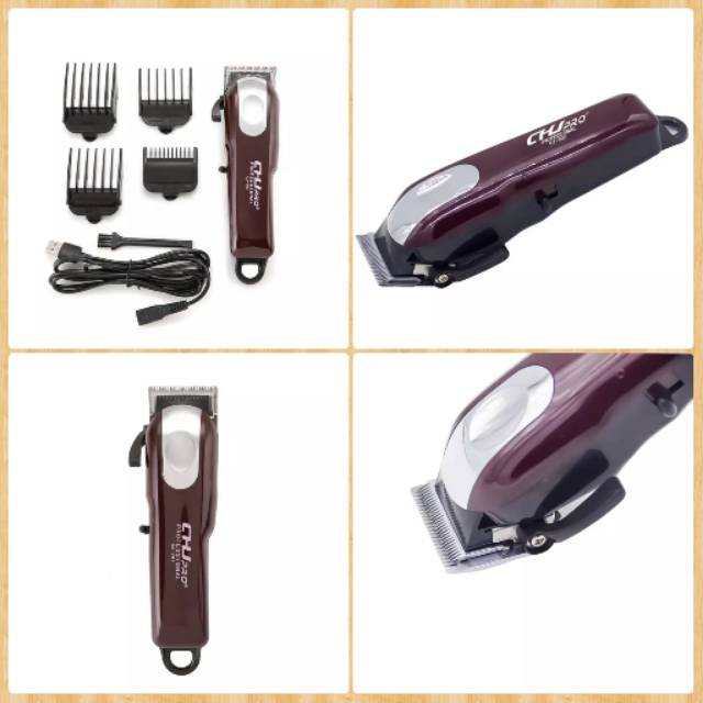 CHJ PRO HAIR CLIPPER ORIGINAL MESIN PENCUKUR RAMBUT TANPA KABEL WIRELESS PORTABLE