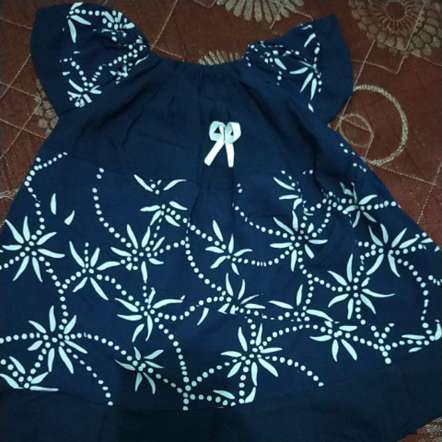 (cod) Setelan Perca Batik Anak Perempuan Cewek 1-5 Tahun Murah Kekinian Grosir