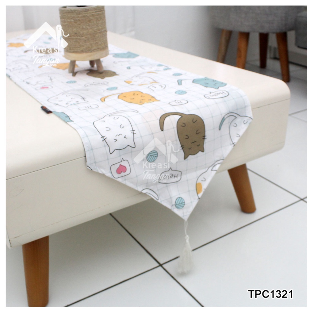 Taplak Meja / Table Runner Ukuran 105x30 - 150x35 TPC1321