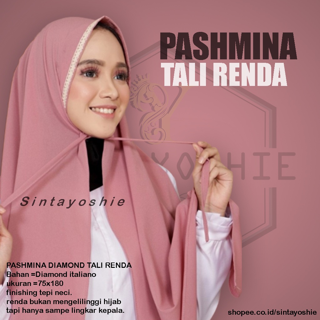 PASHMINA DIAMOND SABYAN PASHMINA TALI RENDA