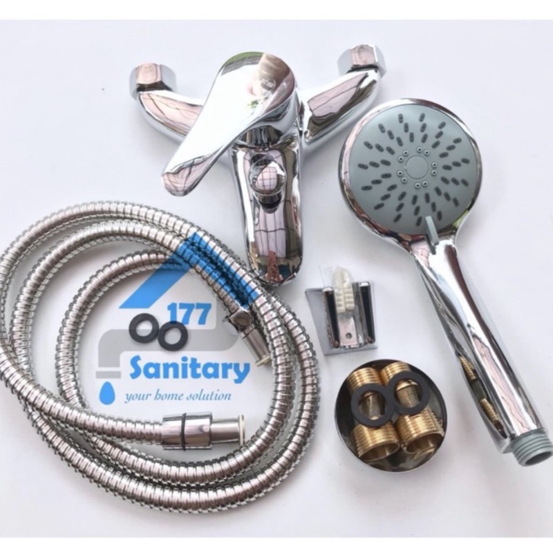 Kran Panas Dingin/ kran bathub set/ kran keran mixer/ kran bathub plus shower set