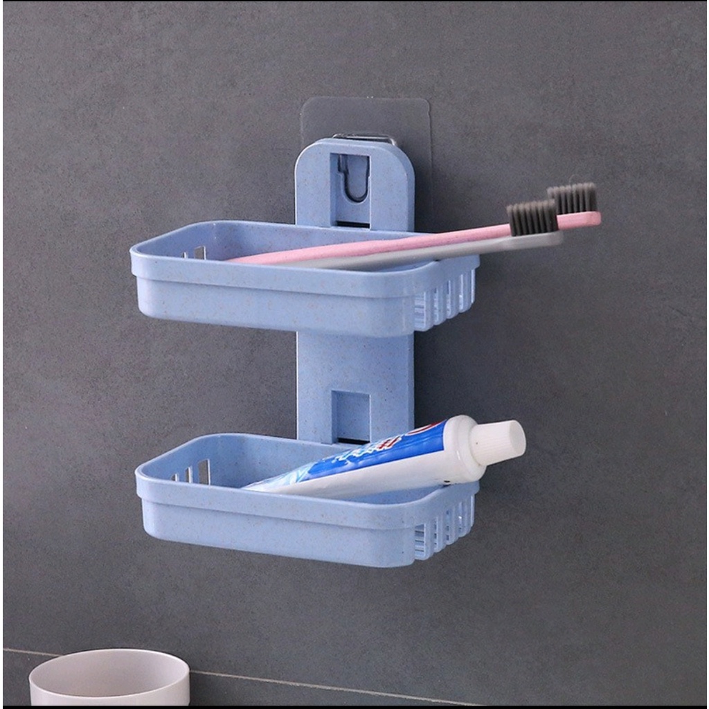 Tempat Sabun Batang  Holder Soap  Tempat Sabun 2 Tingkat