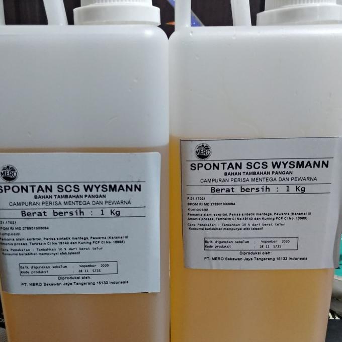 

Spontan SCS Wysman Cake Softener SP Pelembut Kue & Martabak Perisa 1kg TERLARIS TERPERCAYA ORIGINAL