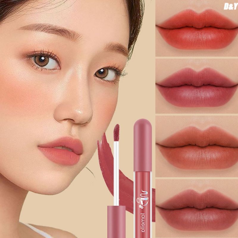 LAMEILA Lip Glaze Lipstik Cair Lip Gloss Pelembab Tahan Lama NUDE EDITION Silky Misty Berfungsi Sebagai Melembabkan Dan Melembutkan Bibir LA108