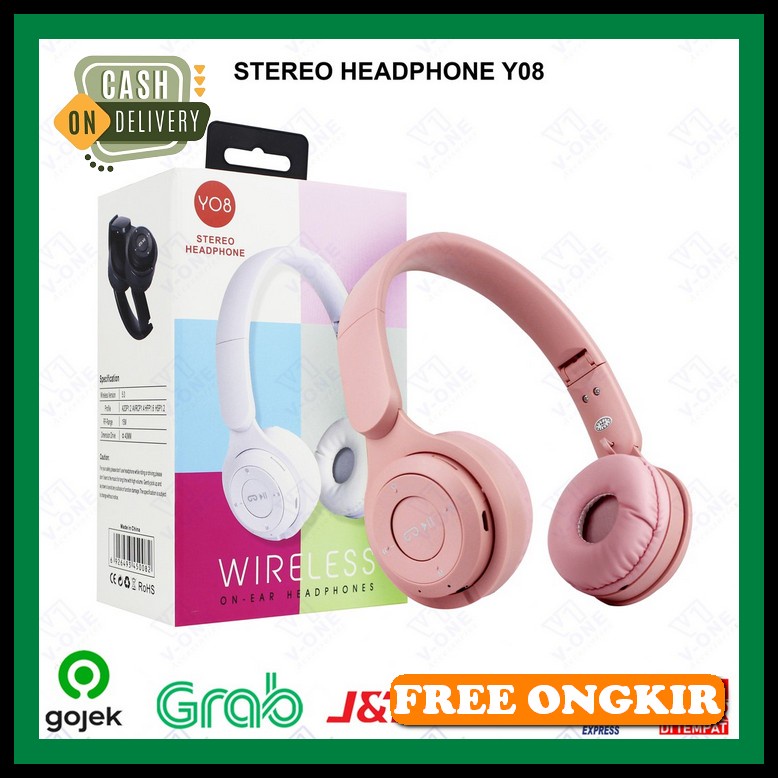 Vkcool Headset Telinga Kucing, Game Kabel Merah Earphones Android Sa426 Jbl T500 Bt - Pink Headphone