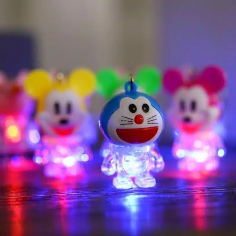 GANTUNGAN KUNCI DORAEMON LED IMPORT MURAH / GANTUNGAN KUNCI LUCU