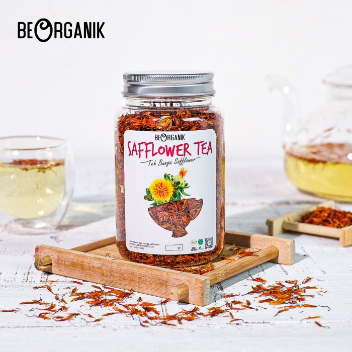 

TEH-DAUN- SAFFLOWER TEA / TEH BUNGA SAFF FLOWER BEORGANIK 10GR - TOPLES 30GR -DAUN-TEH.