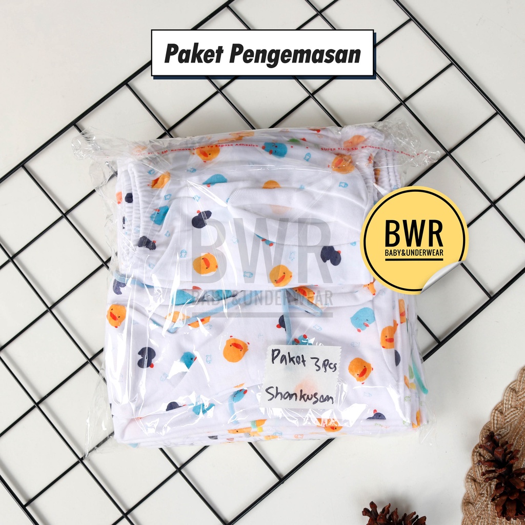 Paket Hemat SHANKUSEN Perlengkapan Baju + Celana Bayi Newborn 18pcs Kado Lahiran Hampers | Bwr IX