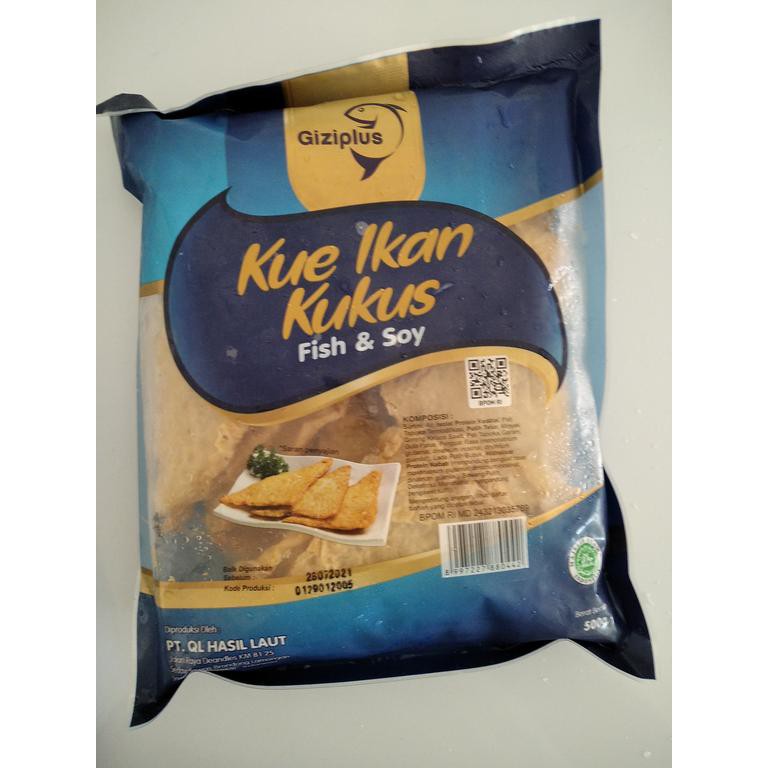 

GIZIPLUS FISH AND SOY 500 GR / KUE IKAN KUKUS / MAKANAN INSTANT