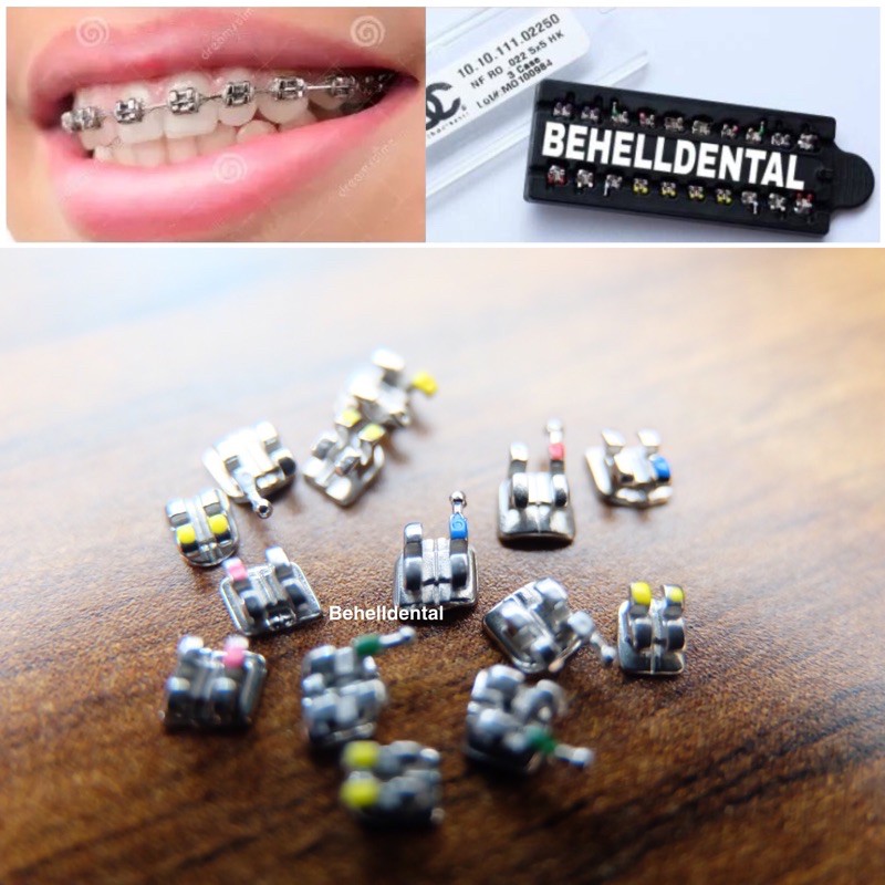 Bracket Behel Metal Ortho Classic satuan perbiji random no pilih ya kawat gigi orthoclassic dental