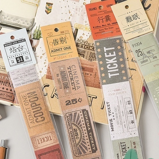 

Journaling Sticker Deco Vintage Aesthetic Stiker Label Tempelan Jurnal