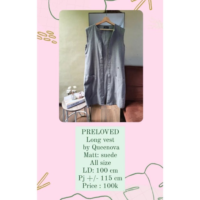 Long vest Queenova