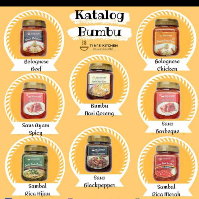 

Bumbu Tin's Kitchen kemasan unyu